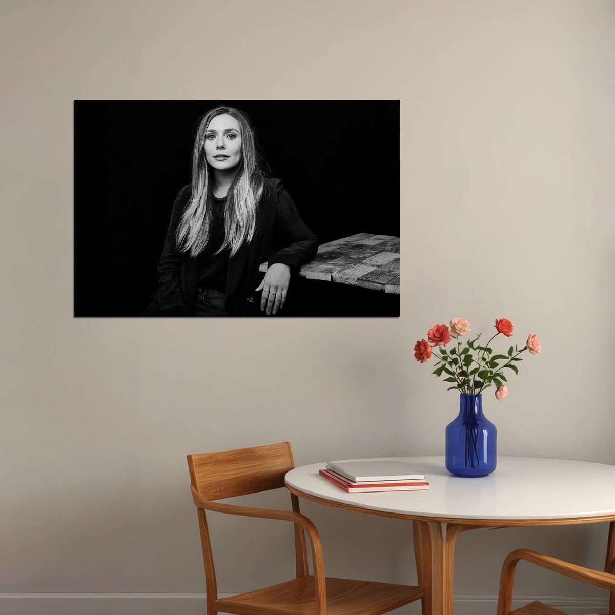 Elizabeth American Movie Actress Famous Artist Poster Wall Art Print Home Wall Decor - xonomax