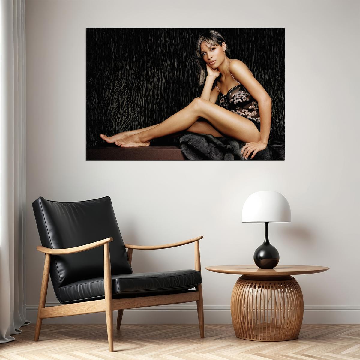 Rosario Dawson American Women Movie Actress Musician Poster Wall Art Print Home Wall Decor - xonomax