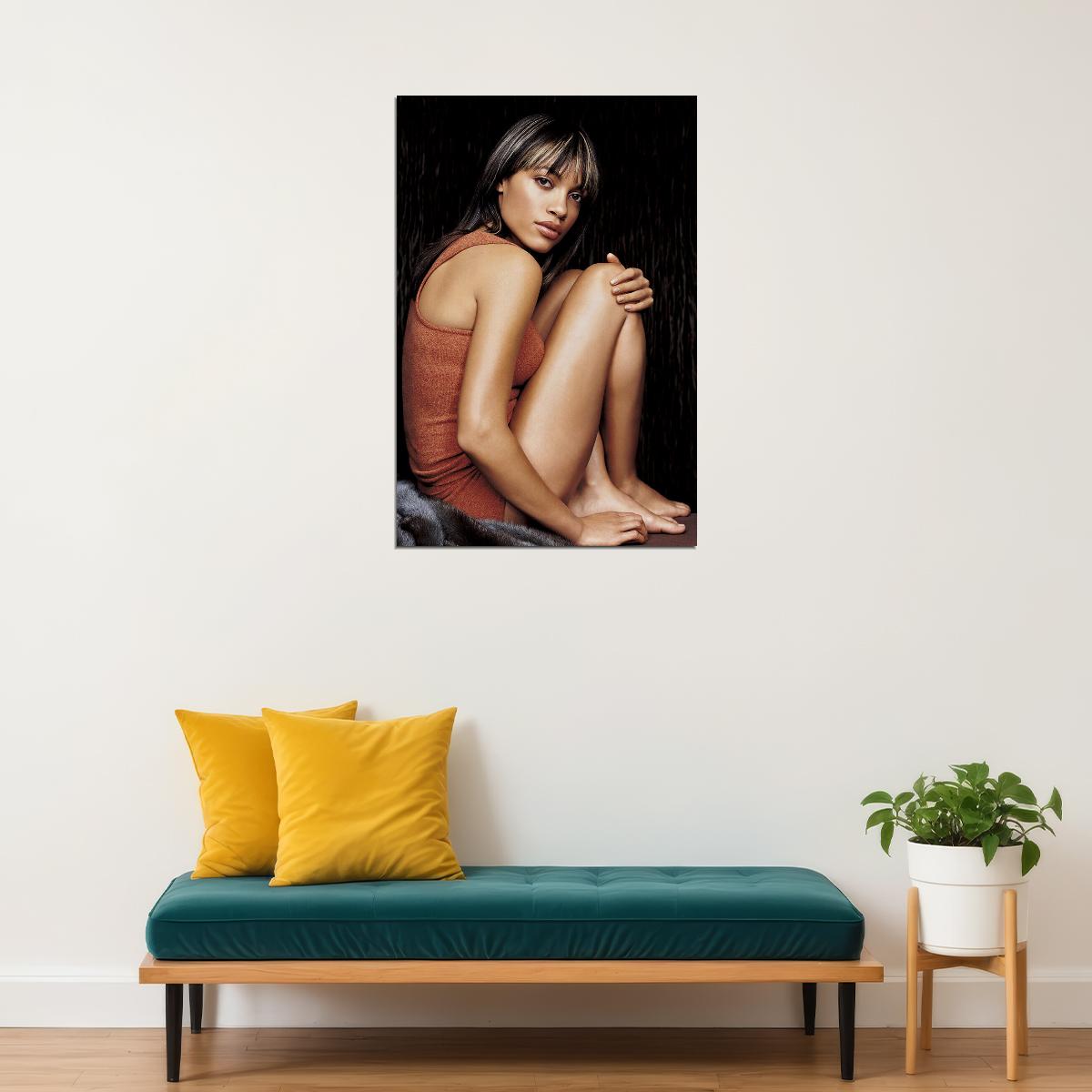 Rosario Dawson American Women Actress Voice Actress Poster Wall Art Print Home Wall Decor - xonomax