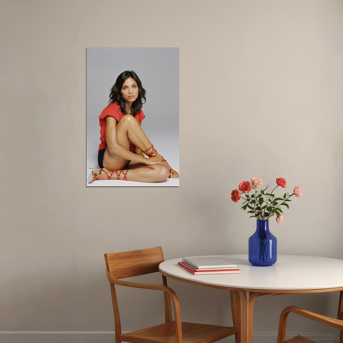 Rosario Dawson American Women Actress Video Game Character Poster Wall Art Print Home Wall Decor - xonomax