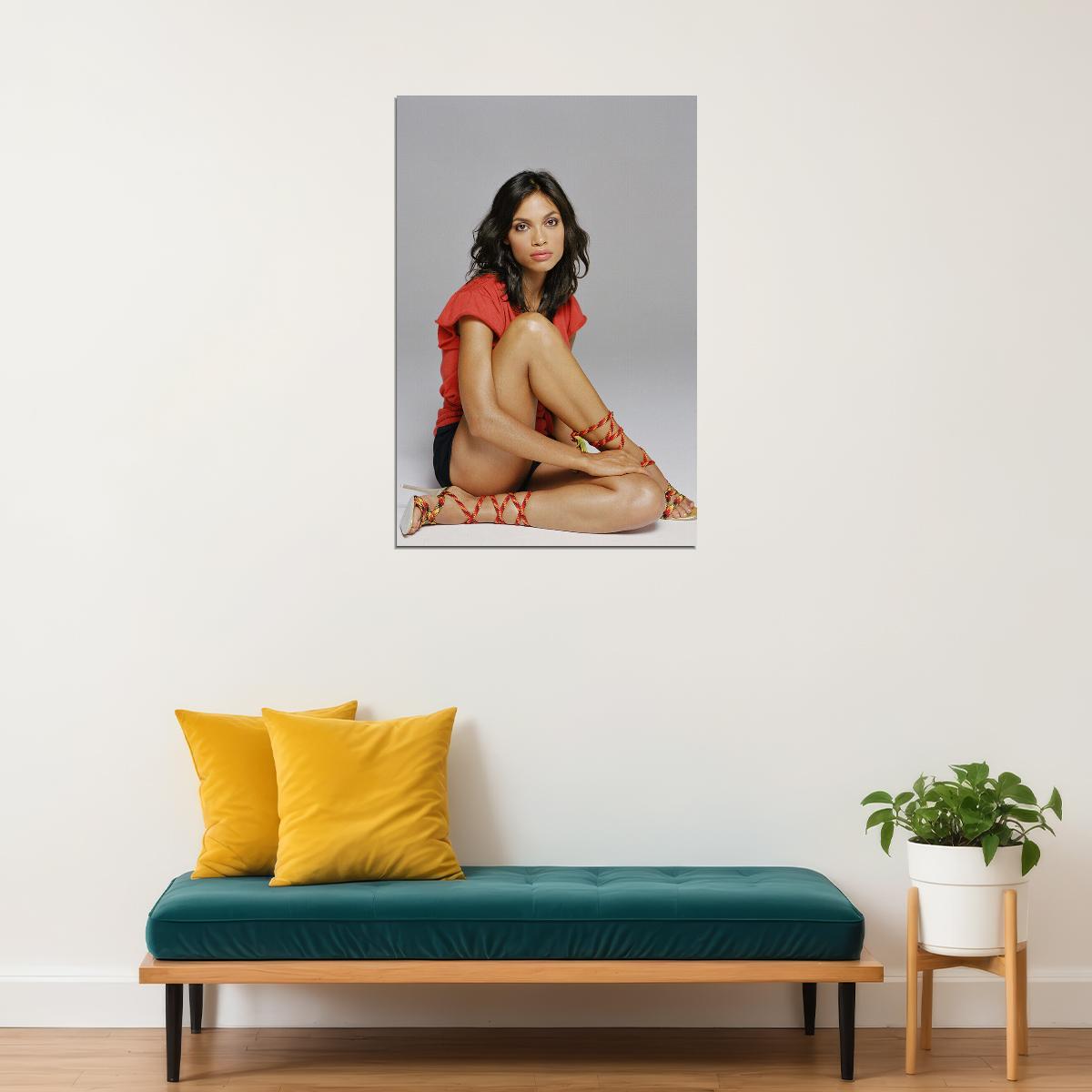 Rosario Dawson American Women Actress Video Game Character Poster Wall Art Print Home Wall Decor - xonomax