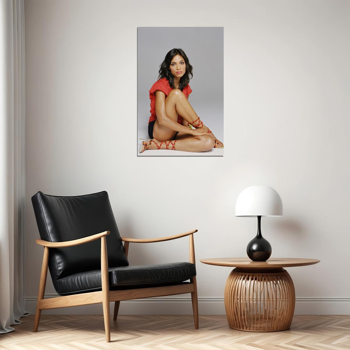 Rosario Dawson American Women Actress Video Game Character Poster Wall Art Print Home Wall Decor - xonomax