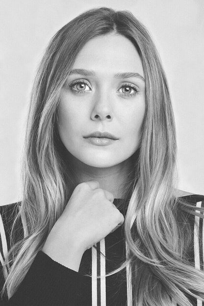 Elizabeth Olsen American Tv Series Actress Famous Artist Poster Wall Art Print Home Wall Decor - xonomax