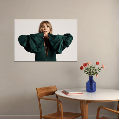 Elizabeth Olsen American Movie Actress Beauty Woman Poster Wall Art Print Home Wall Decor - xonomax