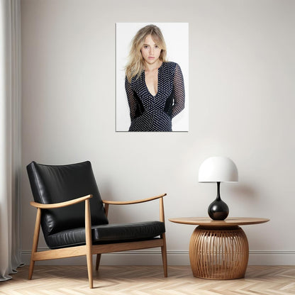 Suki Waterhouse British Movie Actress Musician Artist Poster Wall Art Print Home Wall Decor - xonomax