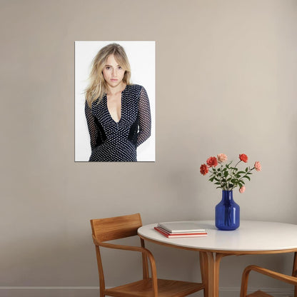 Suki Waterhouse British Movie Actress Musician Artist Poster Wall Art Print Home Wall Decor - xonomax