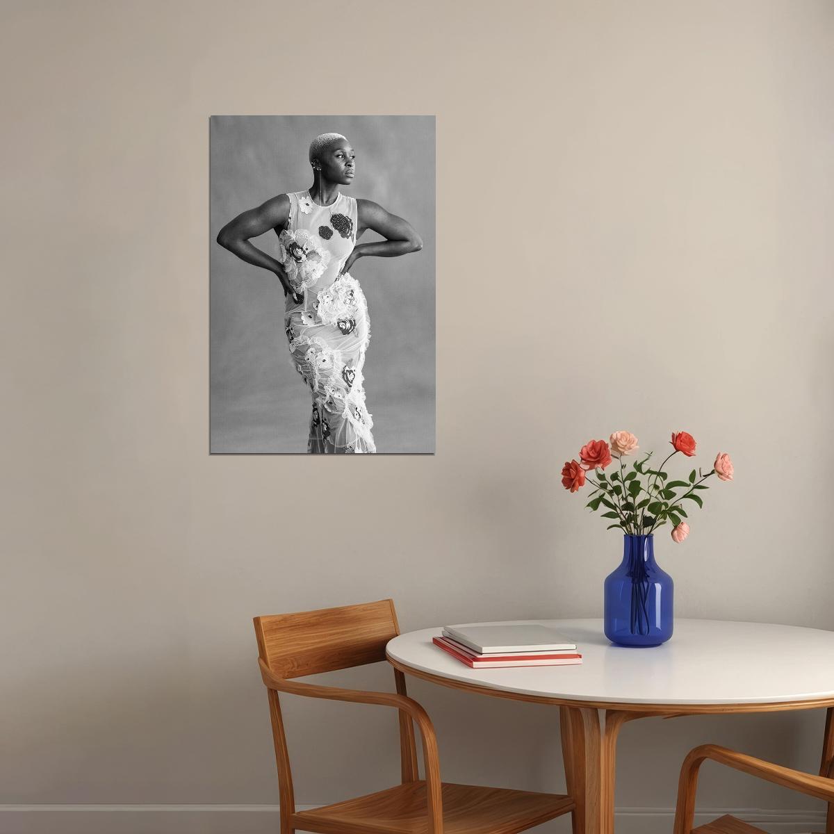 Cynthia Erivo British Woman Singer Cinema Actress Poster Wall Art Print Home Wall Decor - xonomax