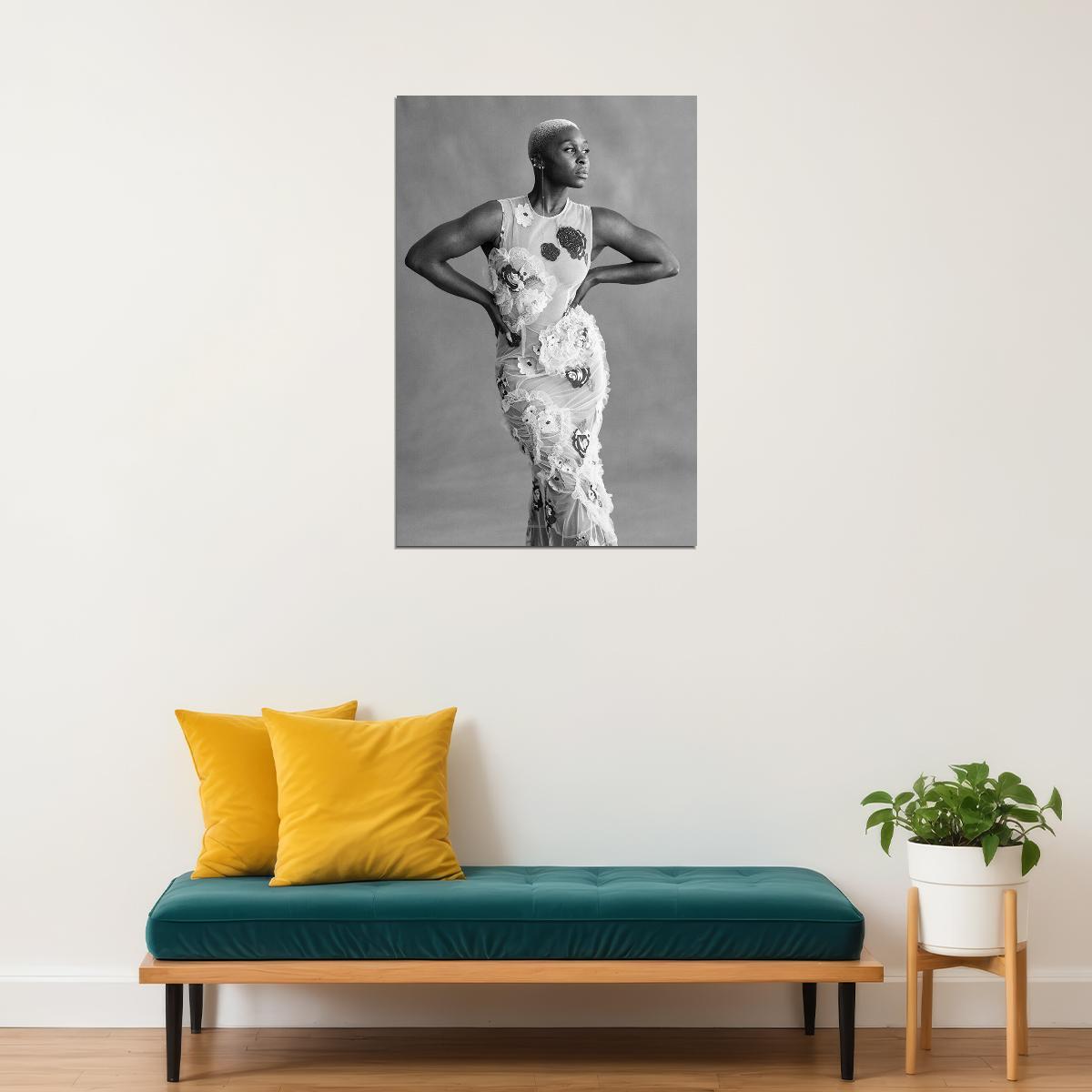 Cynthia Erivo British Woman Singer Cinema Actress Poster Wall Art Print Home Wall Decor - xonomax