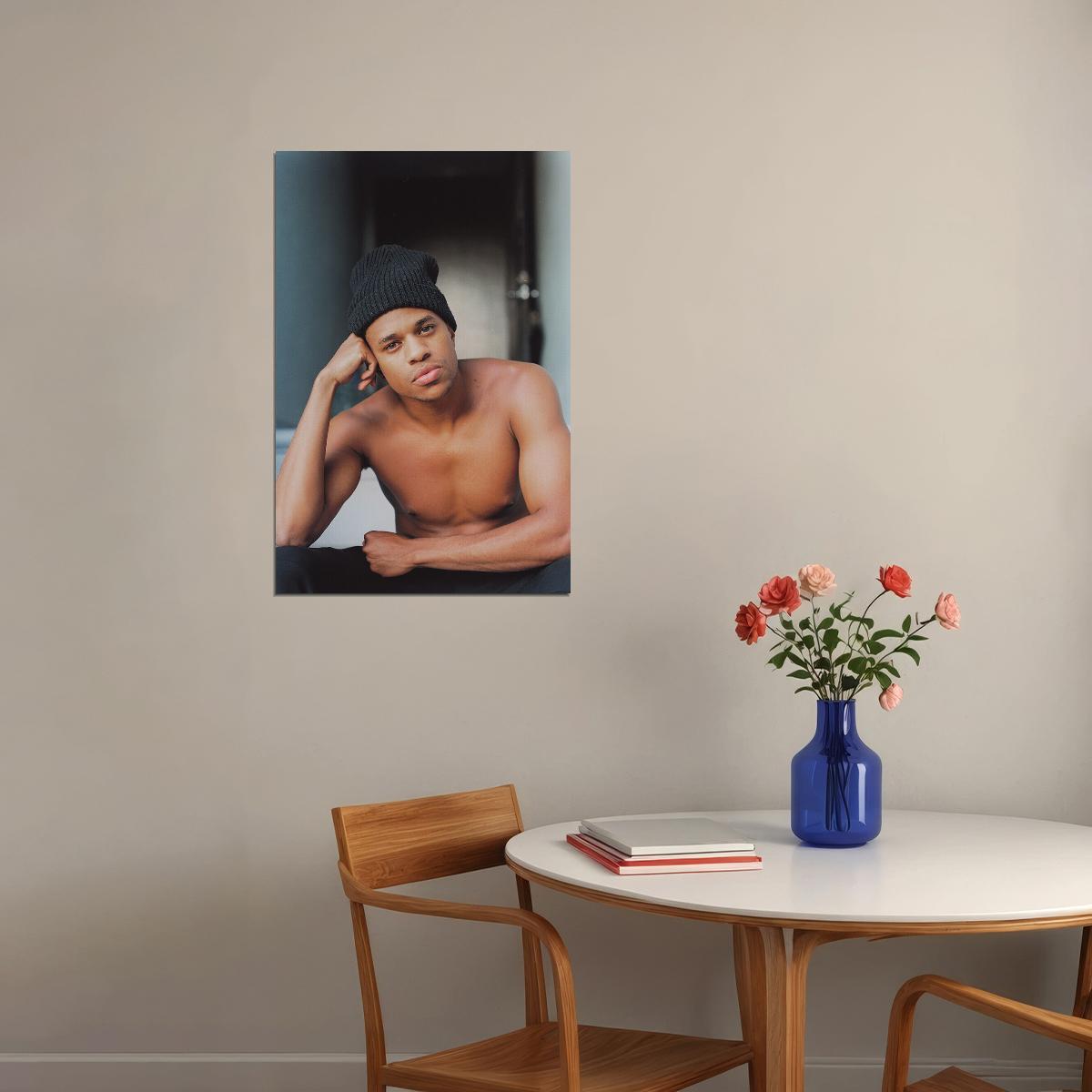 Jeremy Pope American Theater Actor Singer Artist Poster Wall Art Print Home Wall Decor - xonomax