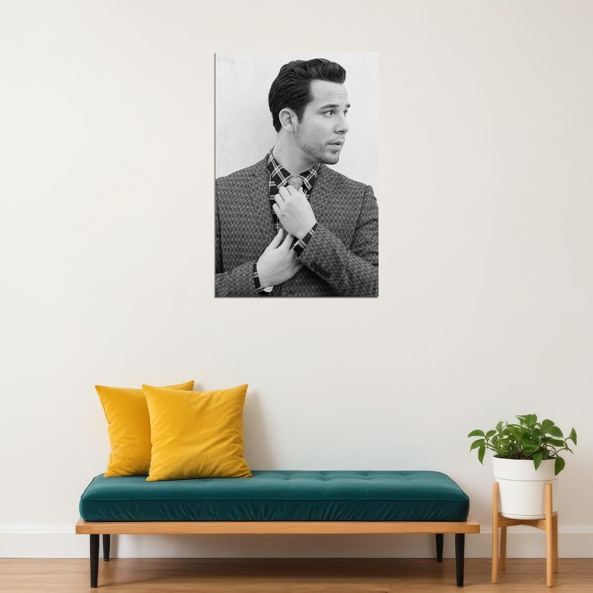 Skylar Astin American Cinema Actor Pop Musician Poster Wall Art Print Home Wall Decor - xonomax