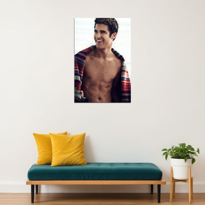Darren Criss American Cinema Actor Musician Artist Poster Wall Art Print Home Wall Decor - xonomax