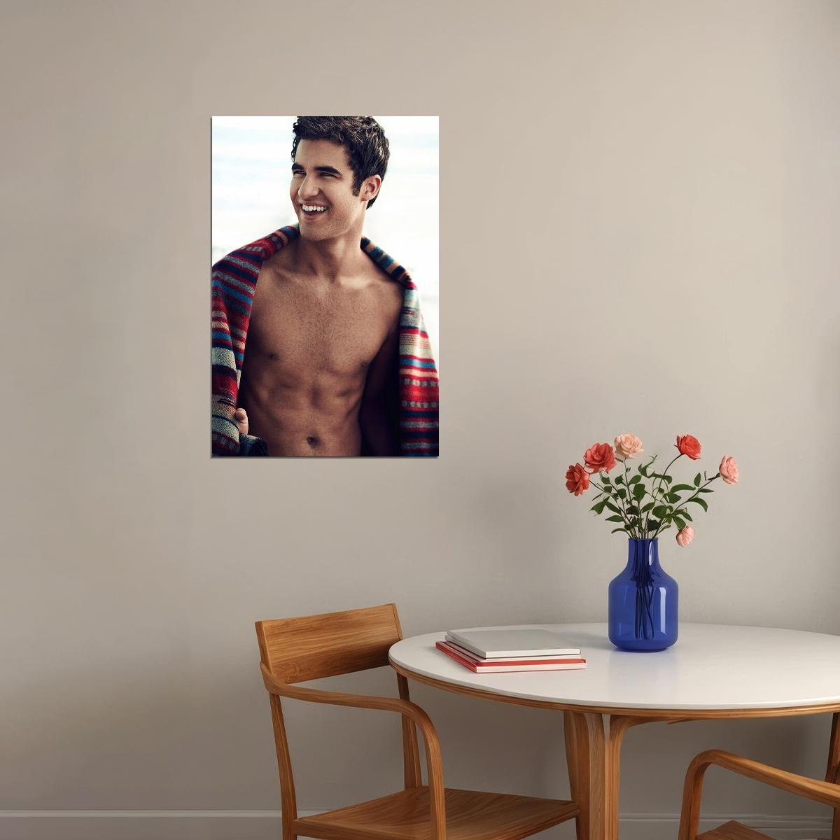 Darren Criss American Cinema Actor Musician Artist Poster Wall Art Print Home Wall Decor - xonomax