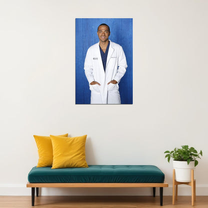 Jesse Williams American Cinema Actor Audio Book Narrator Poster Wall Art Print Home Wall Decor - xonomax