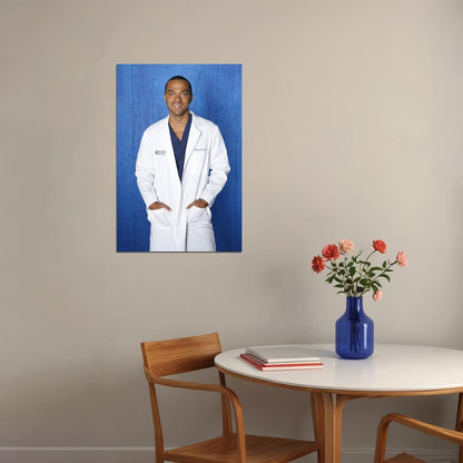 Jesse Williams American Cinema Actor Audio Book Narrator Poster Wall Art Print Home Wall Decor - xonomax