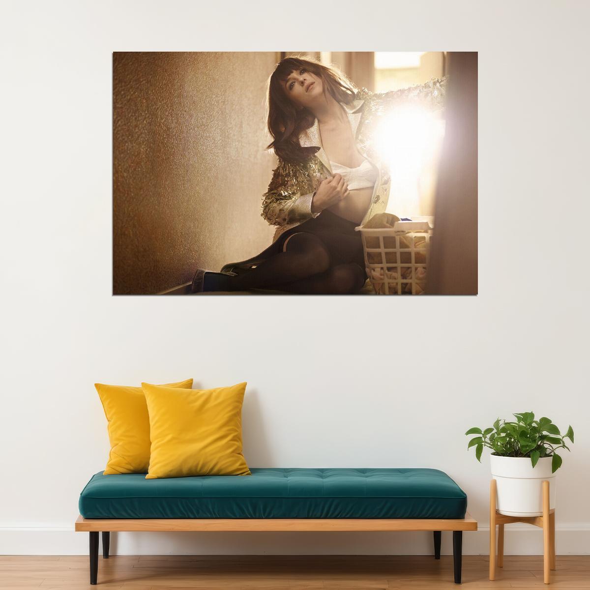 Dakota Johnson American Cinema Actor Woman Model Poster Wall Art Print Home Wall Decor - xonomax