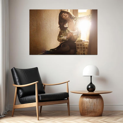 Dakota Johnson American Cinema Actor Woman Model Poster Wall Art Print Home Wall Decor - xonomax