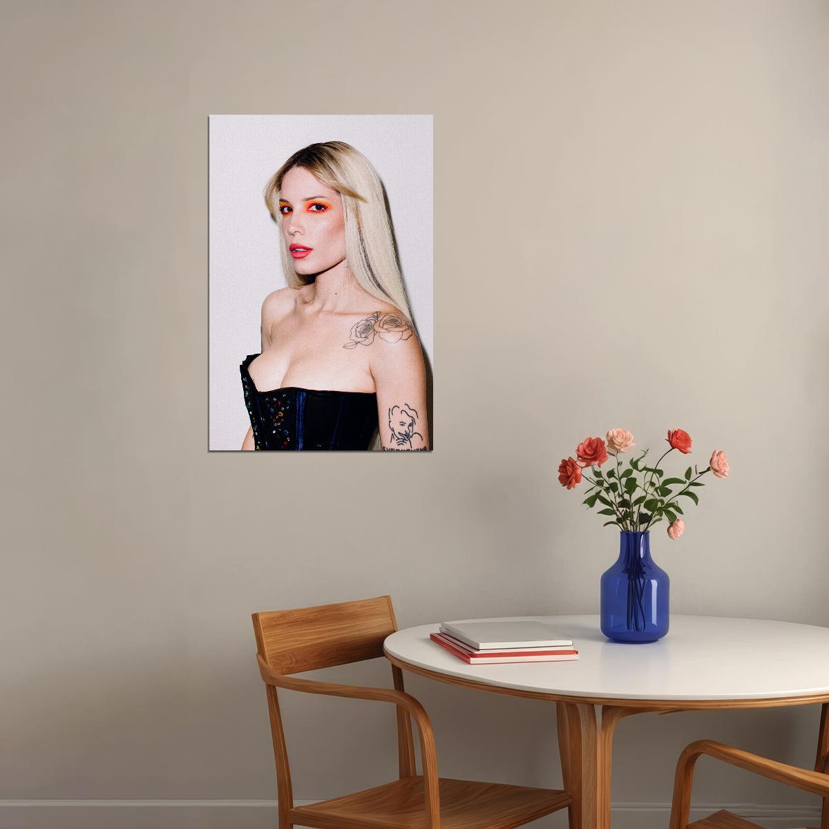 Halsey American Woman Musician Pop Music Poster Wall Art Print Home Wall Decor - xonomax