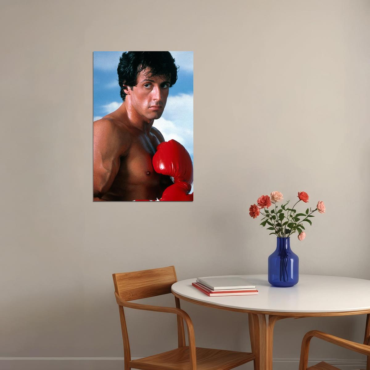 Sylvester Sly Stallone American Cinema Actor Rocky 3 Movie Poster Wall Art Print Home Wall Decor - xonomax