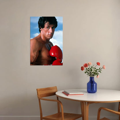 Sylvester Sly Stallone American Cinema Actor Rocky 3 Movie Poster Wall Art Print Home Wall Decor - xonomax
