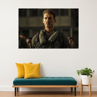 Miles Teller American Cinema Actor Famous Artist Poster Wall Art Print Home Wall Decor - xonomax