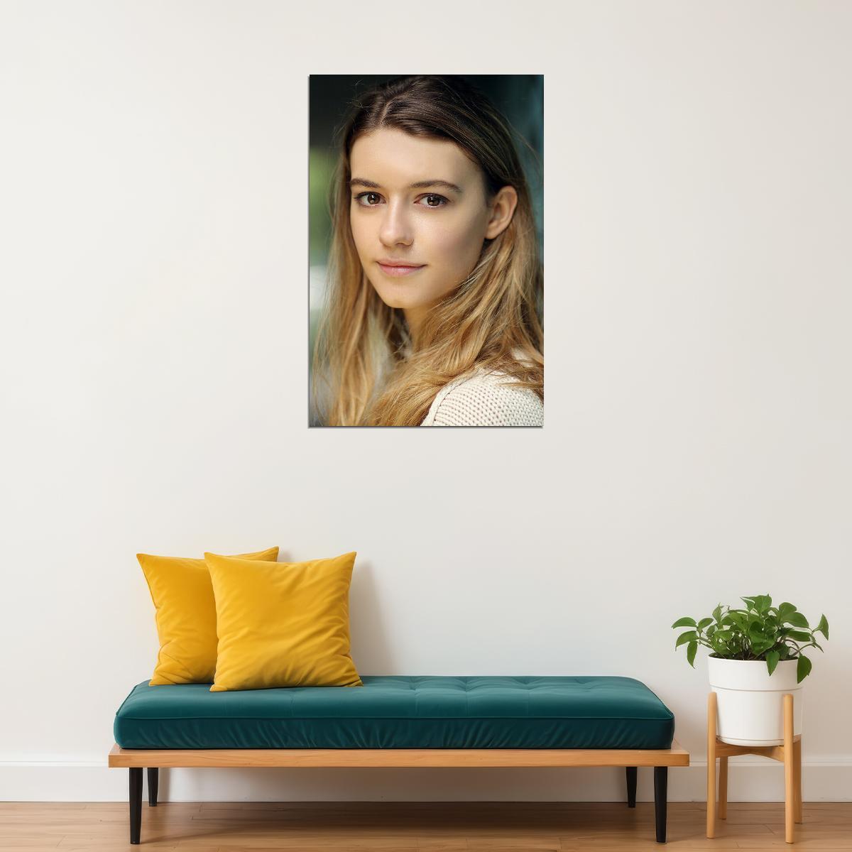 Daisy Edgar Jones British Cinema Actress Beauty Artist Poster Wall Art Print Home Wall Decor - xonomax