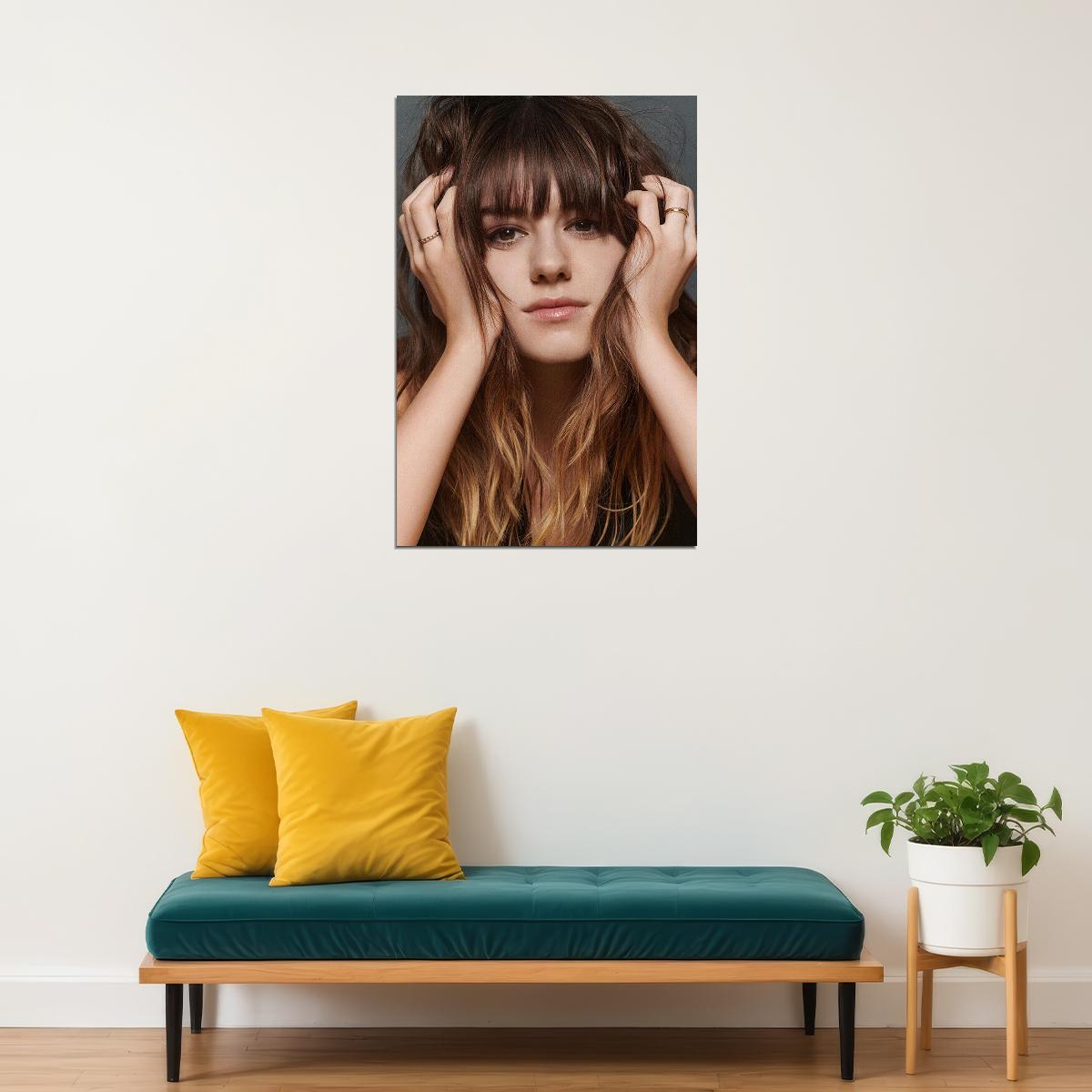 Daisy Edgar Jones British Cinema Actress Famous Artist Poster Wall Art Print Home Wall Decor - xonomax