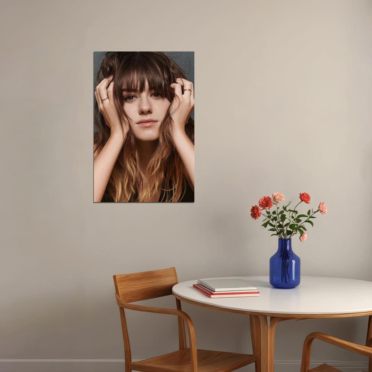 Daisy Edgar Jones British Cinema Actress Famous Artist Poster Wall Art Print Home Wall Decor - xonomax