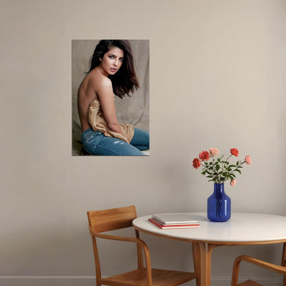 Priyanka Chopra Indian Woman Actress Singer Beauty Artist Poster Wall Art Print Home Wall Decor - xonomax