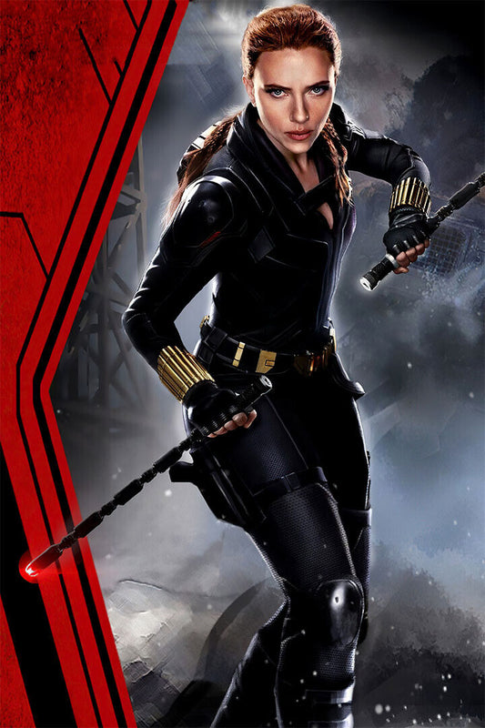 Black Widow Movie Adventure Action Superhero Drama Poster Wall Art Print Home Wall Decor - xonomax