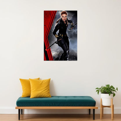 Black Widow Movie Adventure Action Superhero Drama Poster Wall Art Print Home Wall Decor - xonomax