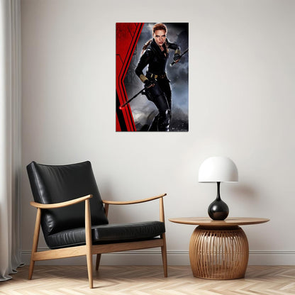 Black Widow Movie Adventure Action Superhero Drama Poster Wall Art Print Home Wall Decor - xonomax
