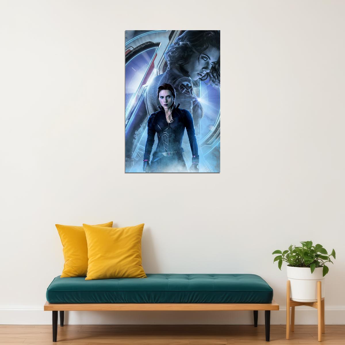 Black Widow Movie Excitement Action Poster Wall Art Print Home Wall Decor - xonomax