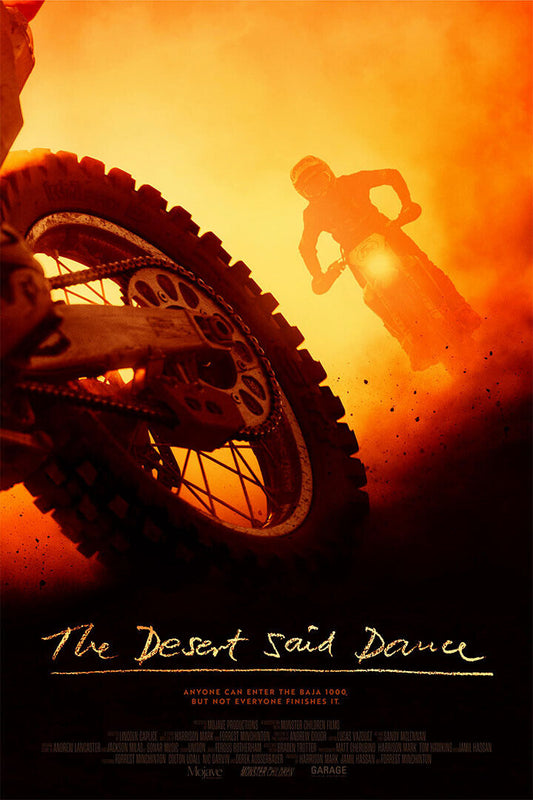 The Desert Said Dance Movie Motor Racing Action Poster Wall Art Print Home Wall Decor - xonomax