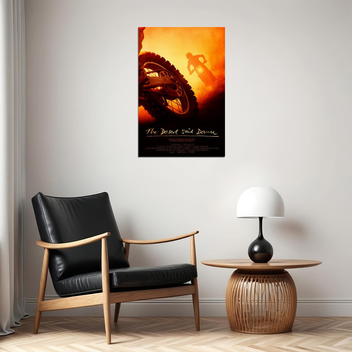 The Desert Said Dance Movie Motor Racing Action Poster Wall Art Print Home Wall Decor - xonomax