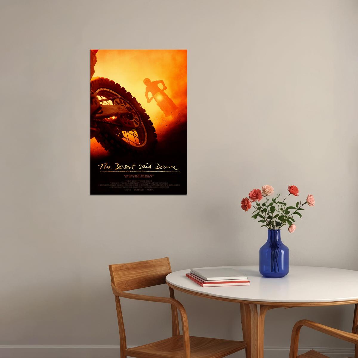 The Desert Said Dance Movie Motor Racing Action Poster Wall Art Print Home Wall Decor - xonomax