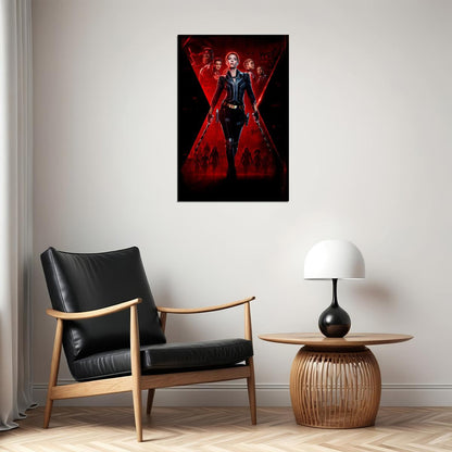 Black Widow Movie Adventure Superhero Action Poster Wall Art Print Home Wall Decor - xonomax