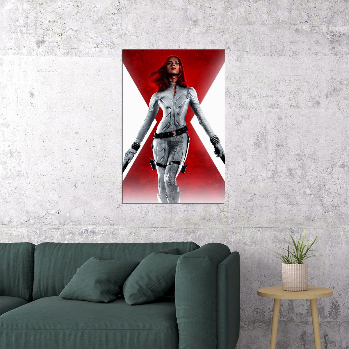 Black Widow Movie Superhero Adventure Action Poster Wall Art Print Home Wall Decor - xonomax