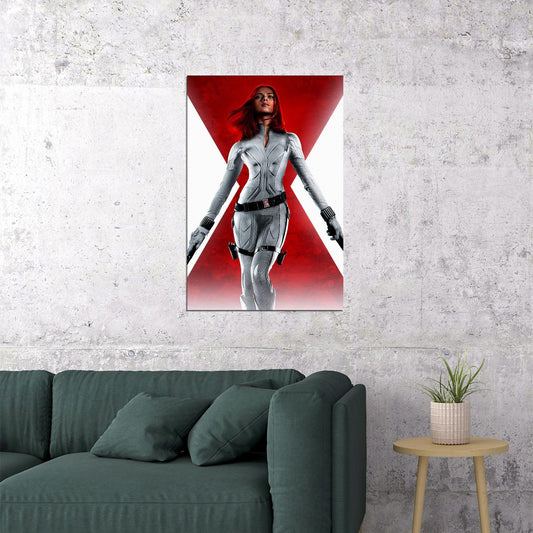 Black Widow Movie Superhero Adventure Action Poster Wall Art Print Home Wall Decor - xonomax
