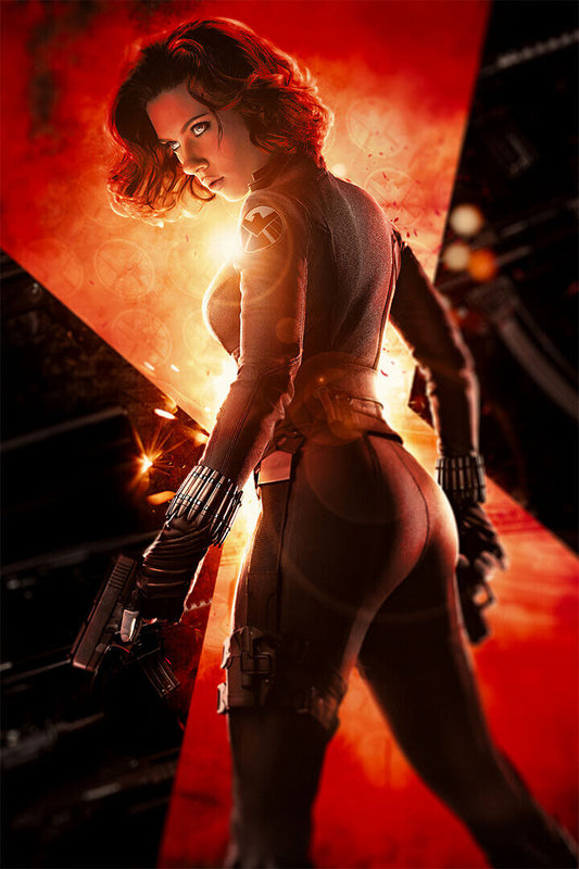 Black Widow Movie Superhero Action Adventure Poster Wall Art Print Home Wall Decor - xonomax
