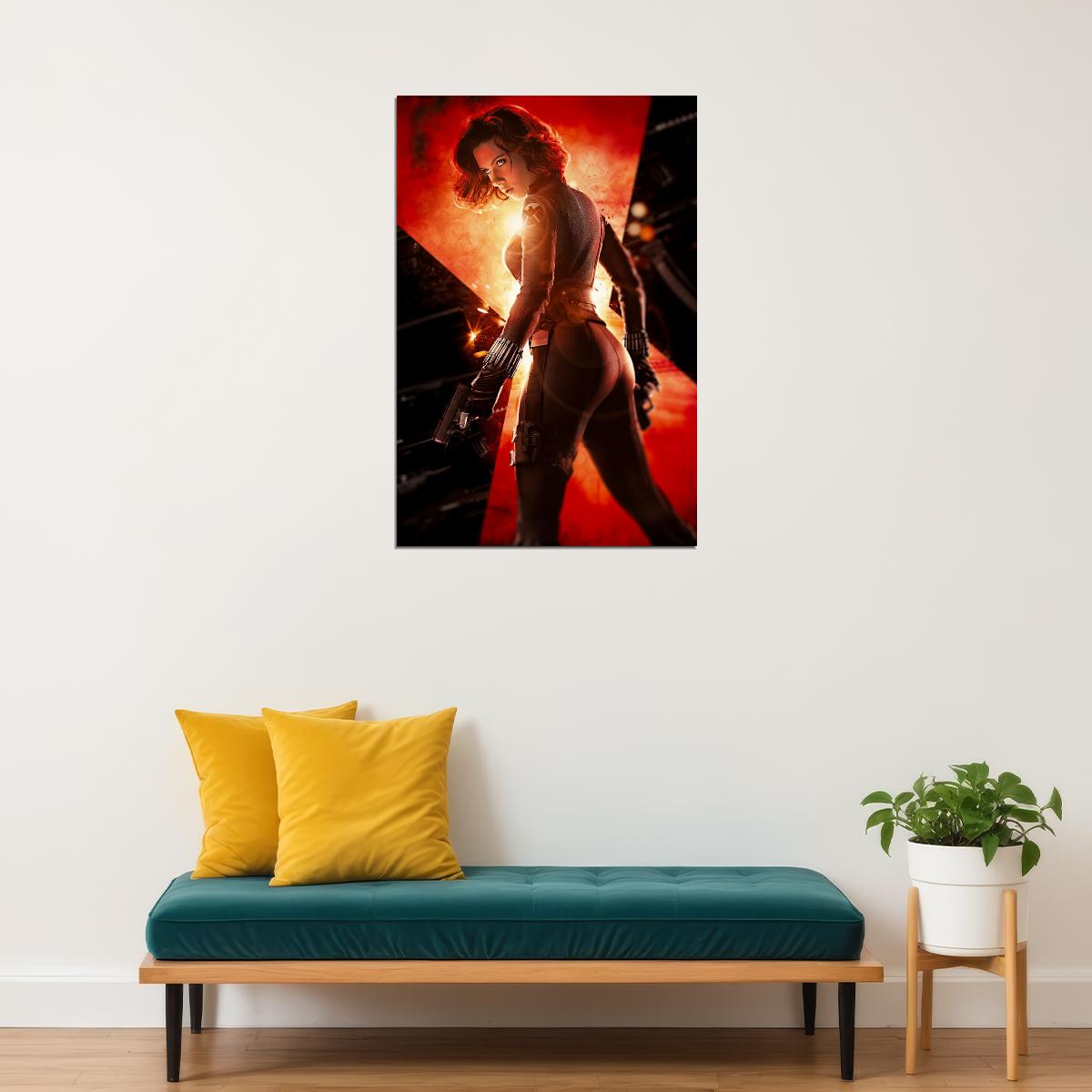 Black Widow Movie Superhero Action Adventure Poster Wall Art Print Home Wall Decor - xonomax