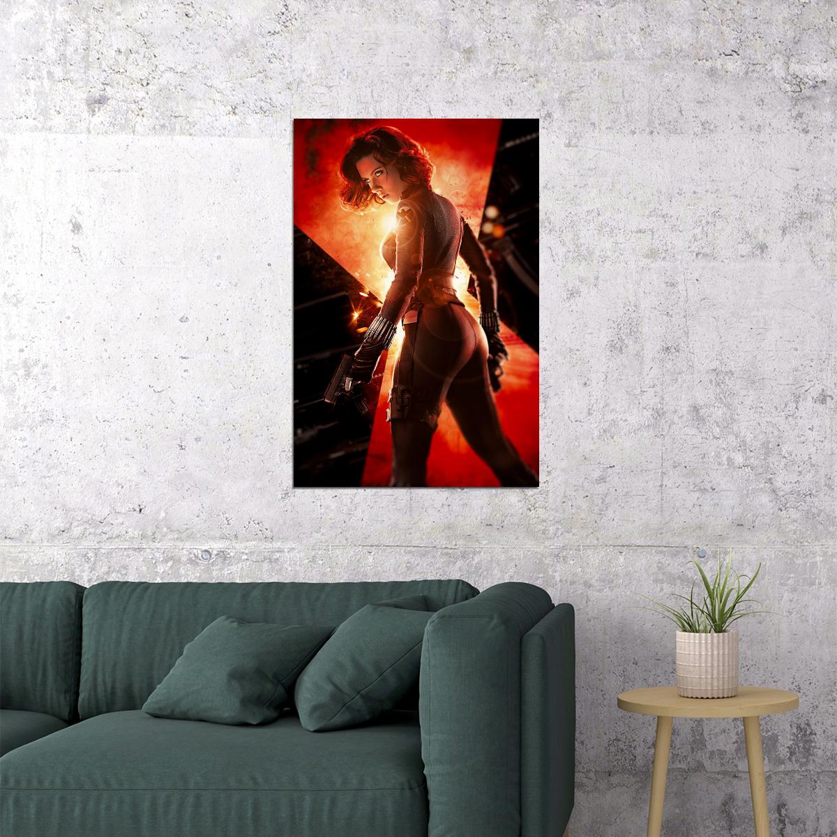 Black Widow Movie Superhero Action Adventure Poster Wall Art Print Home Wall Decor - xonomax