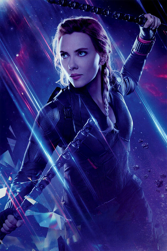 Black Widow Movie Fighting Warriors Action War Poster Wall Art Print Home Wall Decor - xonomax