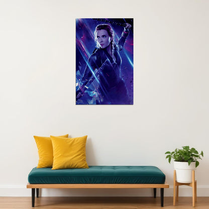 Black Widow Movie Fighting Warriors Action War Poster Wall Art Print Home Wall Decor - xonomax