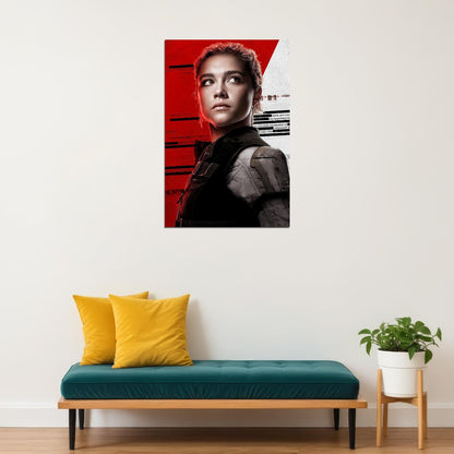 Black Widow Movie Great Threat Superhero Action Poster Wall Art Print Home Wall Decor - xonomax