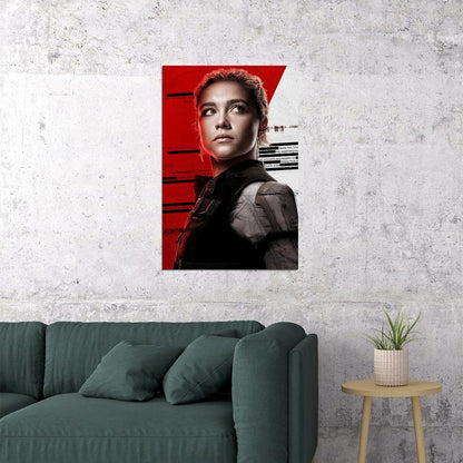Black Widow Movie Great Threat Superhero Action Poster Wall Art Print Home Wall Decor - xonomax