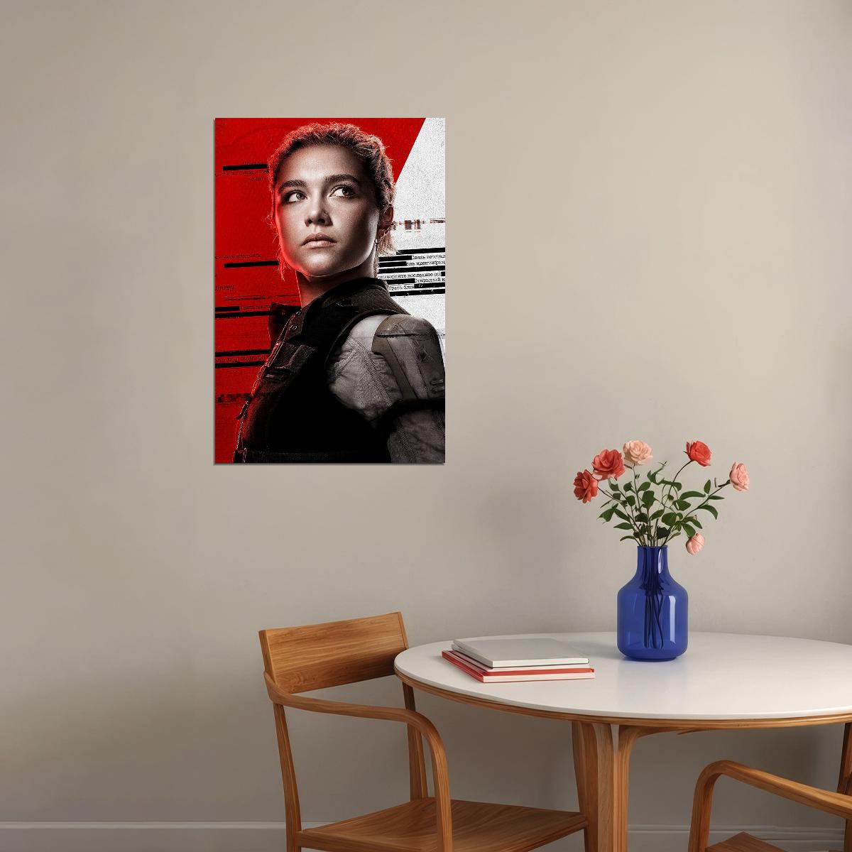 Black Widow Movie Great Threat Superhero Action Poster Wall Art Print Home Wall Decor - xonomax