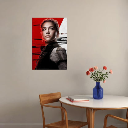 Black Widow Movie Great Threat Superhero Action Poster Wall Art Print Home Wall Decor - xonomax