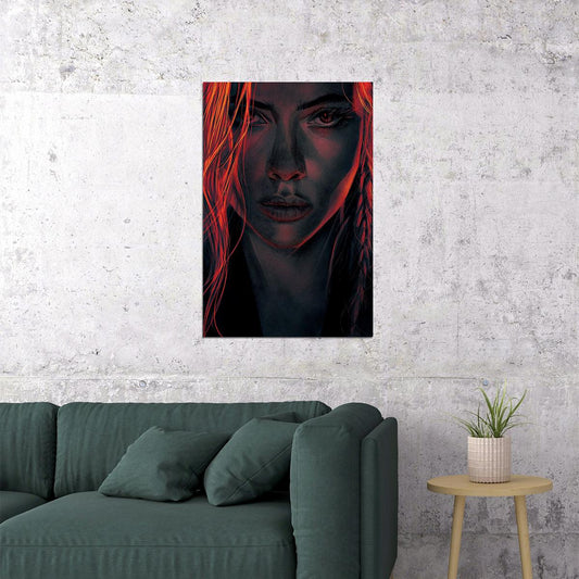 Black Widow Movie Excitement Action Poster Wall Art Print Home Wall Decor - xonomax