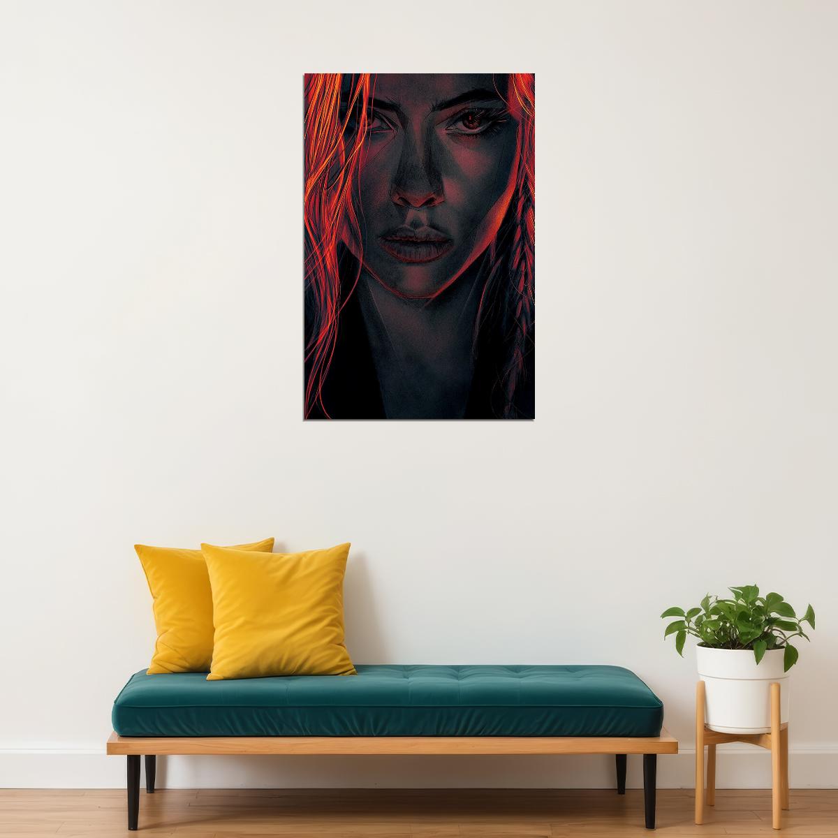 Black Widow Movie Excitement Action Poster Wall Art Print Home Wall Decor - xonomax