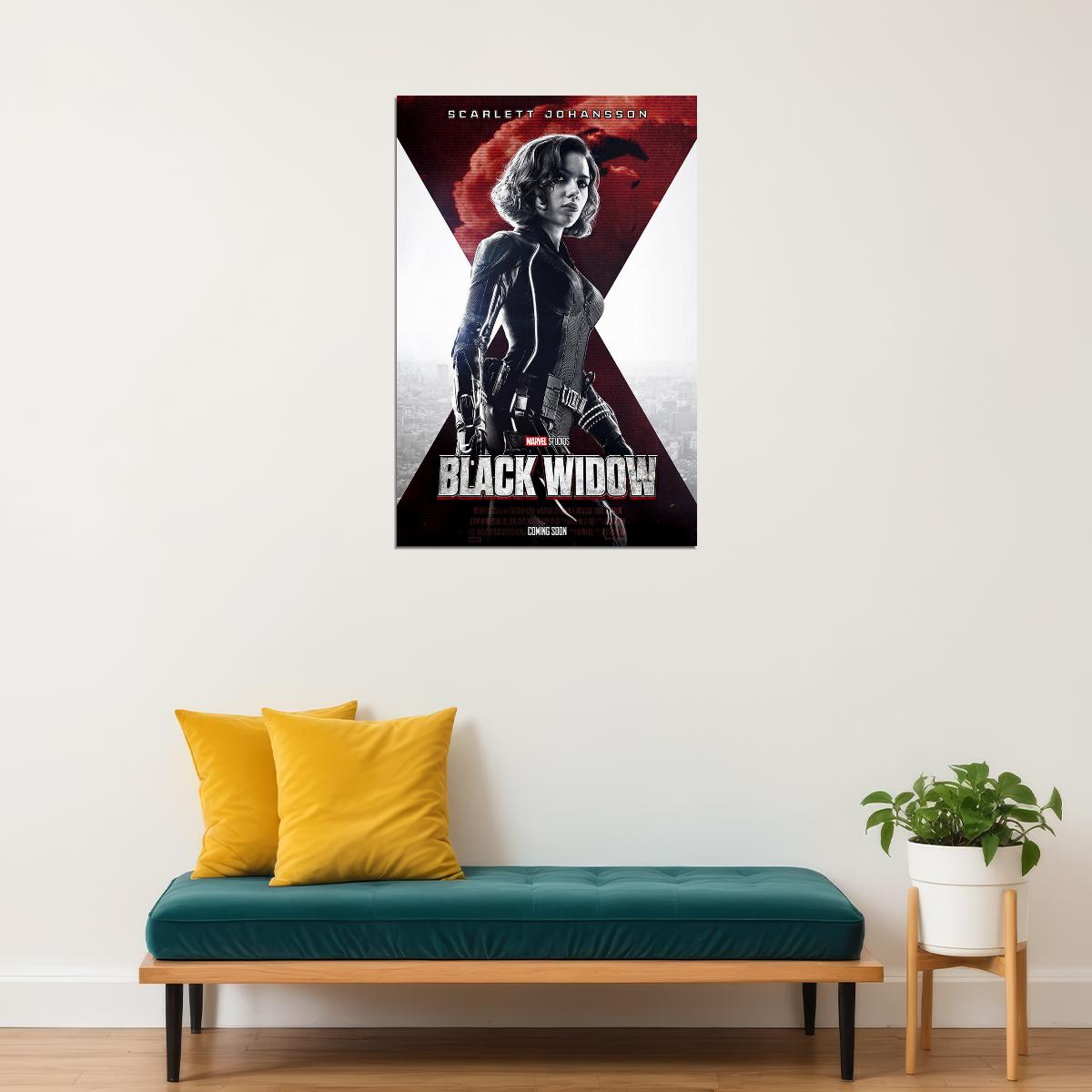 Black Widow Movie Superhero Adventure Action Poster Wall Art Print Home Wall Decor - xonomax